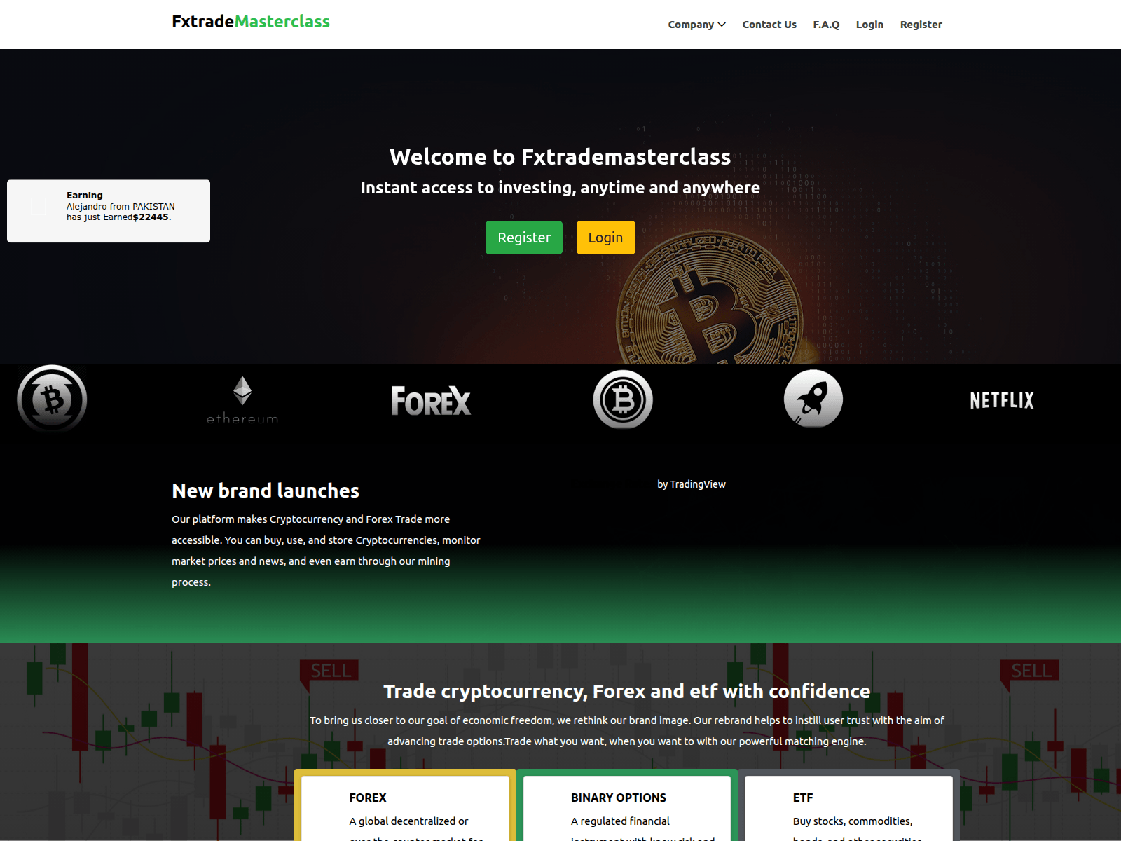 Screenshot of fxtrademasterclass.com