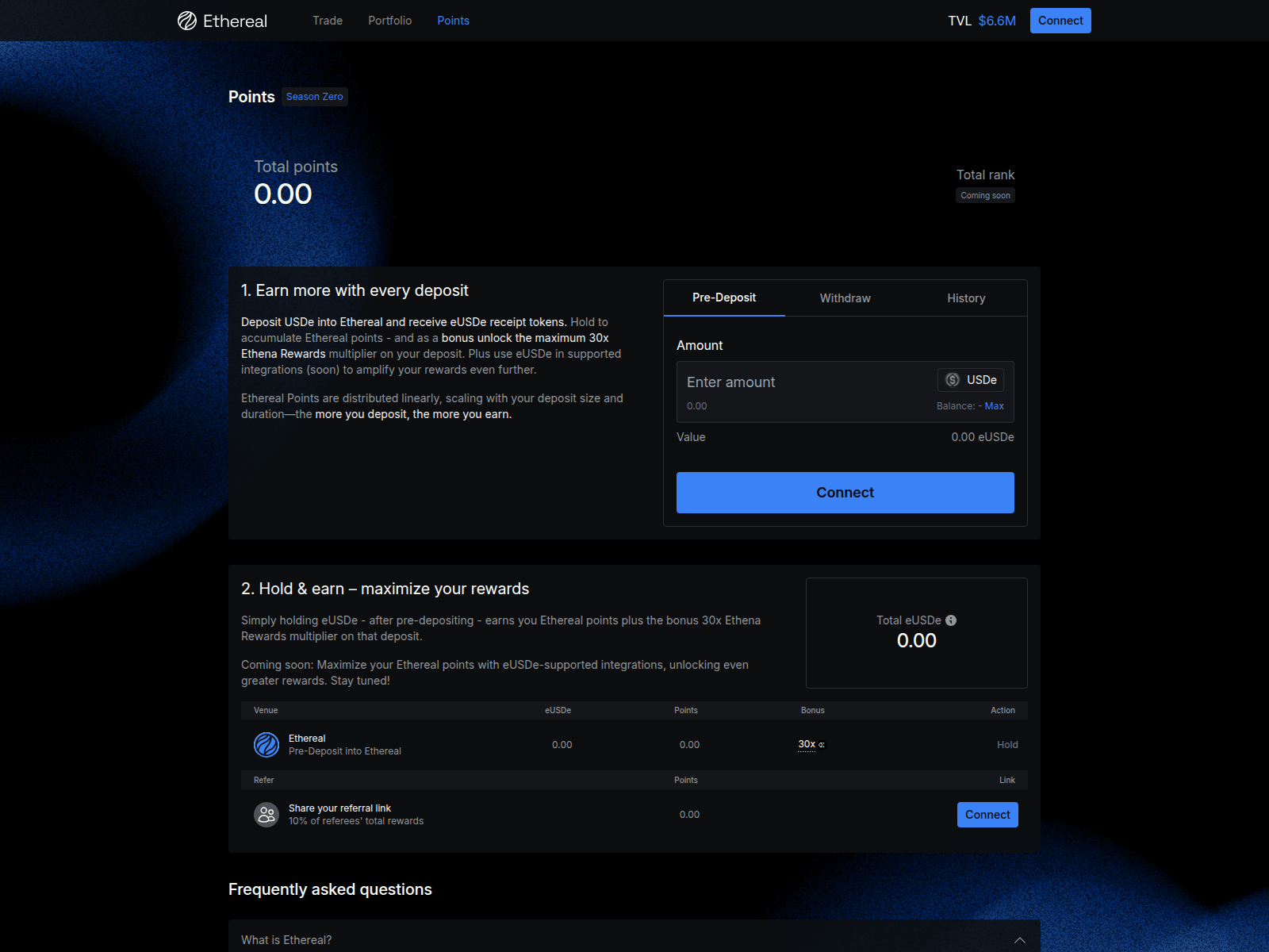 Screenshot of deposit.etreheral.trade