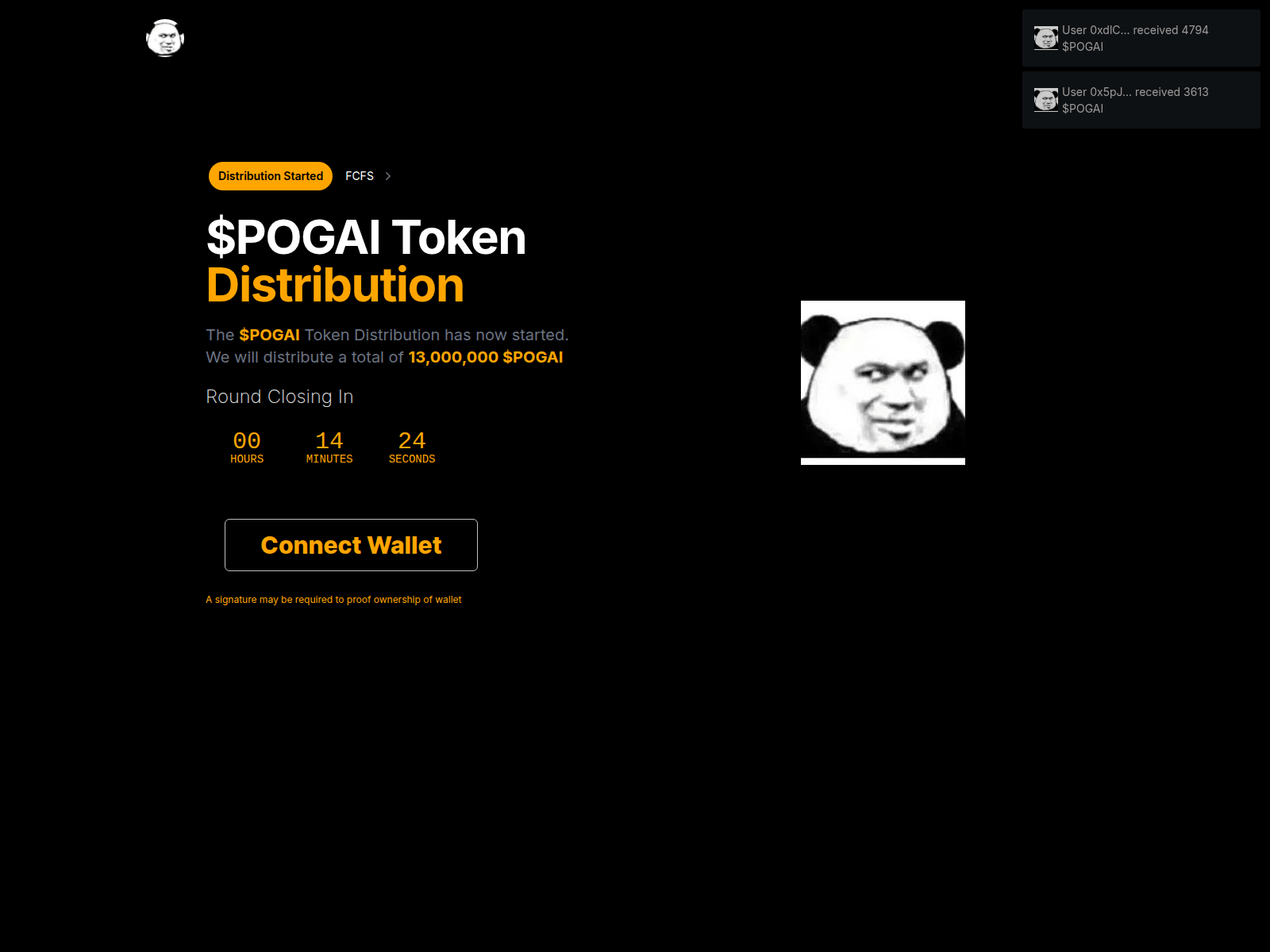 Screenshot of rewards-pogai.com