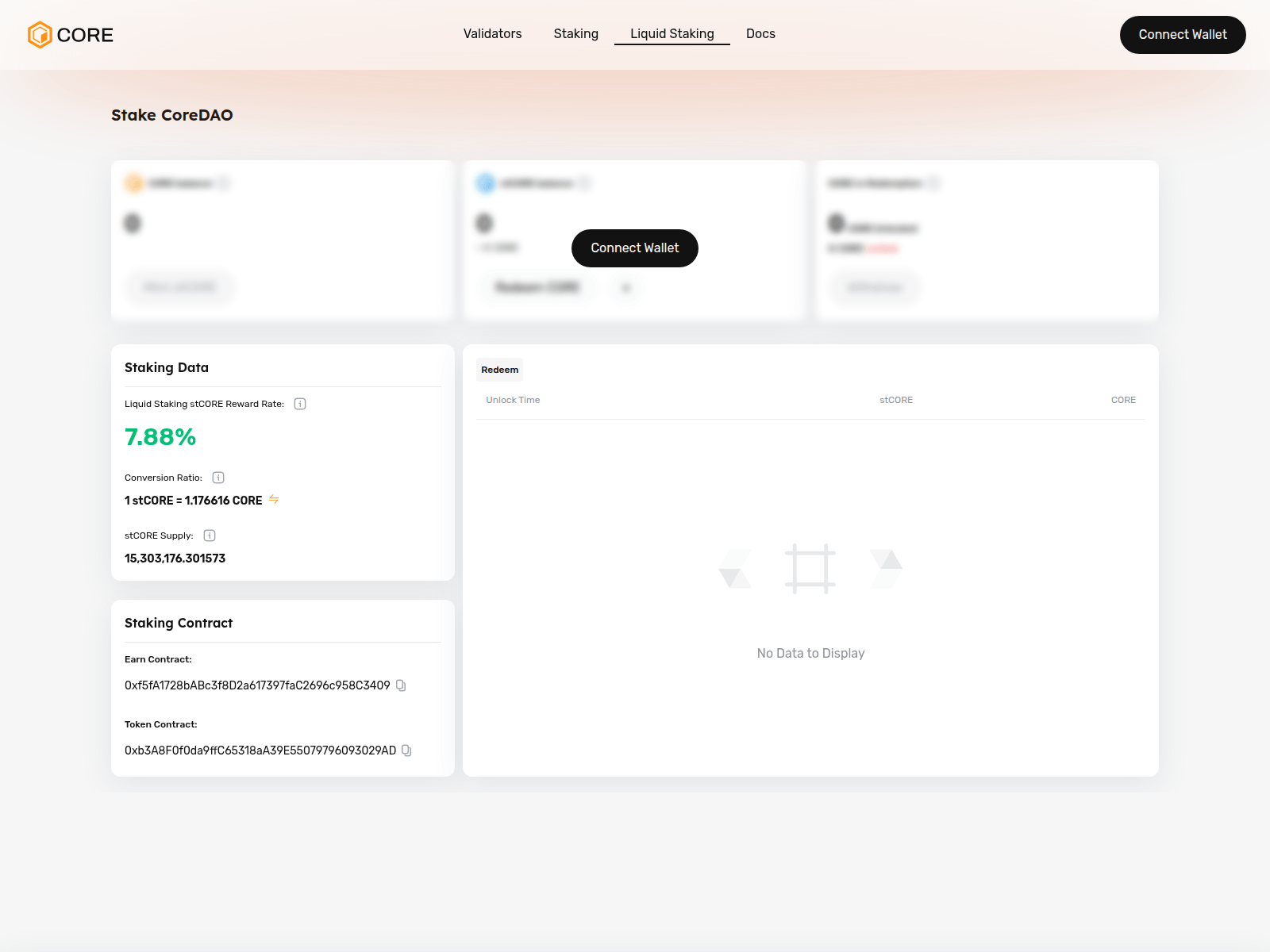 Screenshot of stekecoredao.org