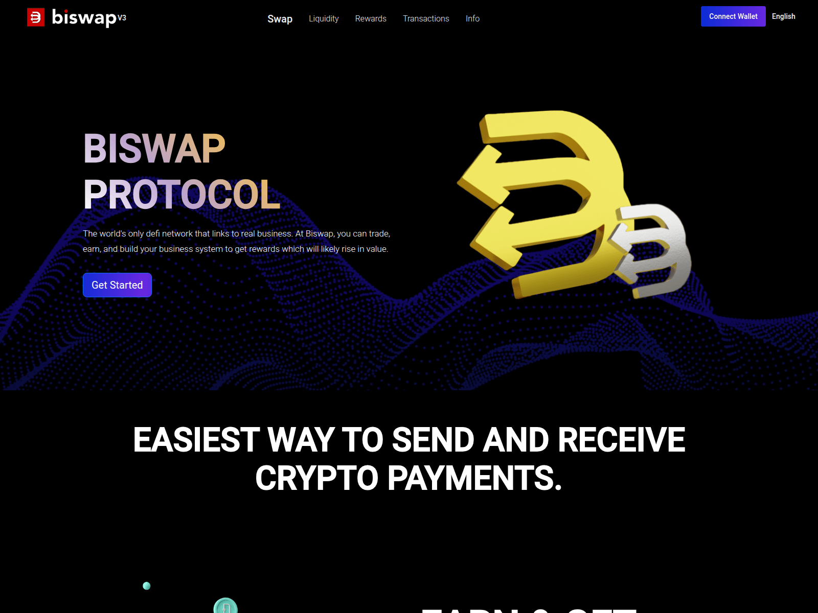 Screenshot of biswap.biz