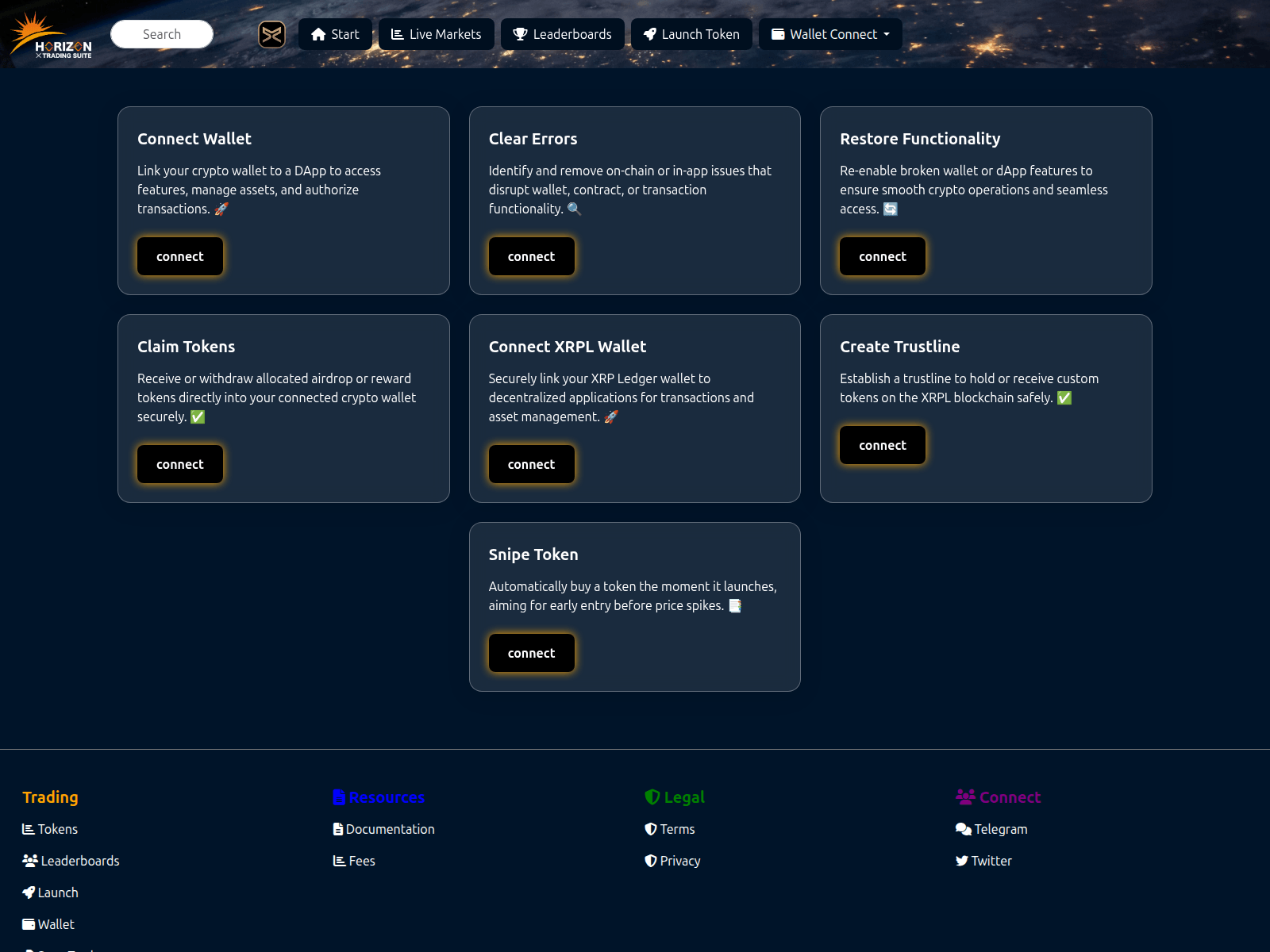 Screenshot of horizon-xrpl.com