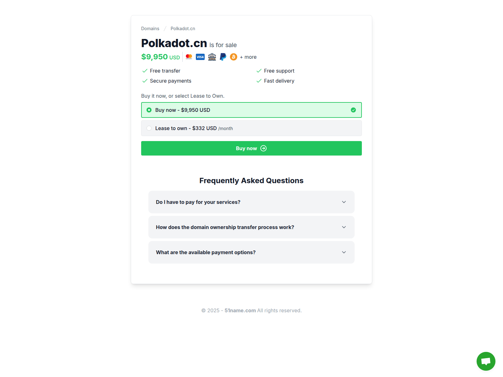 Screenshot of polkadot.cn