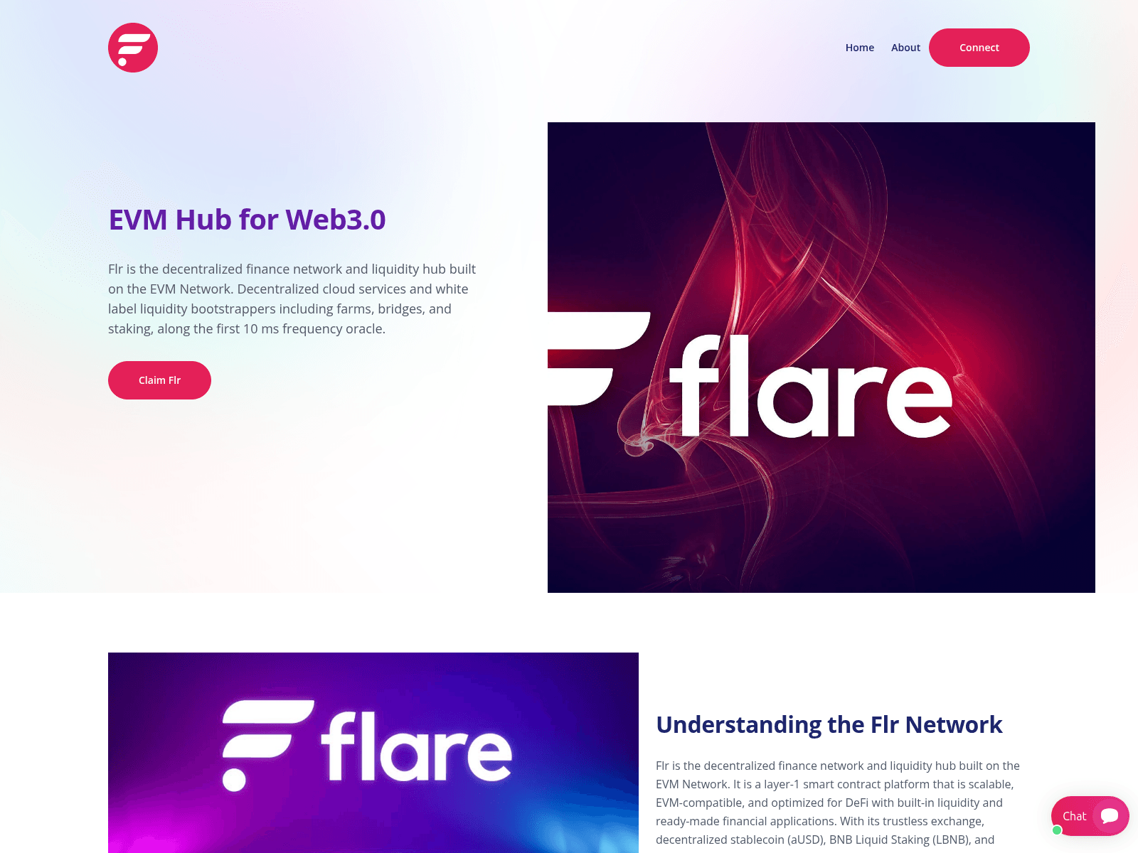 Screenshot of flrnetworkdao.com
