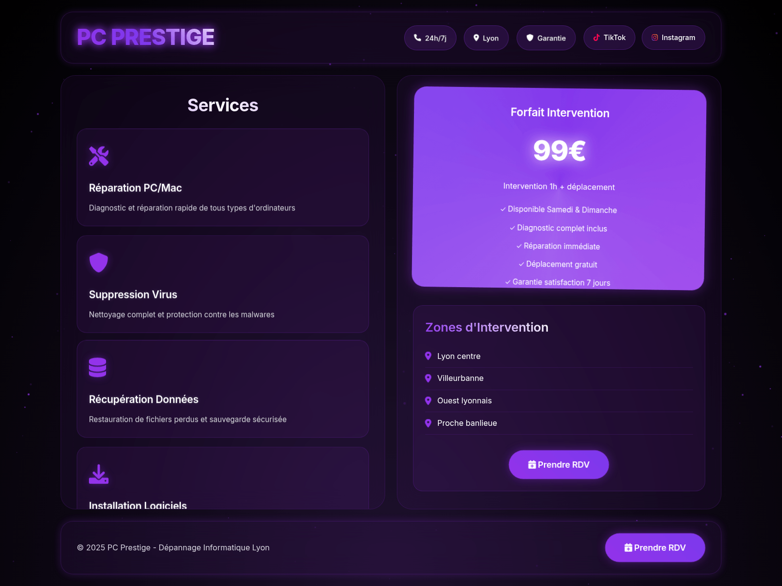 Screenshot of pc-prestige.fr