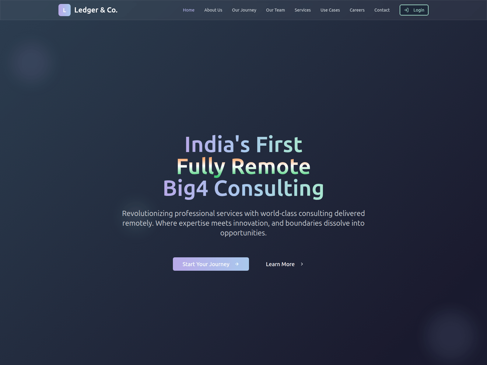 Screenshot of ledgerco.in