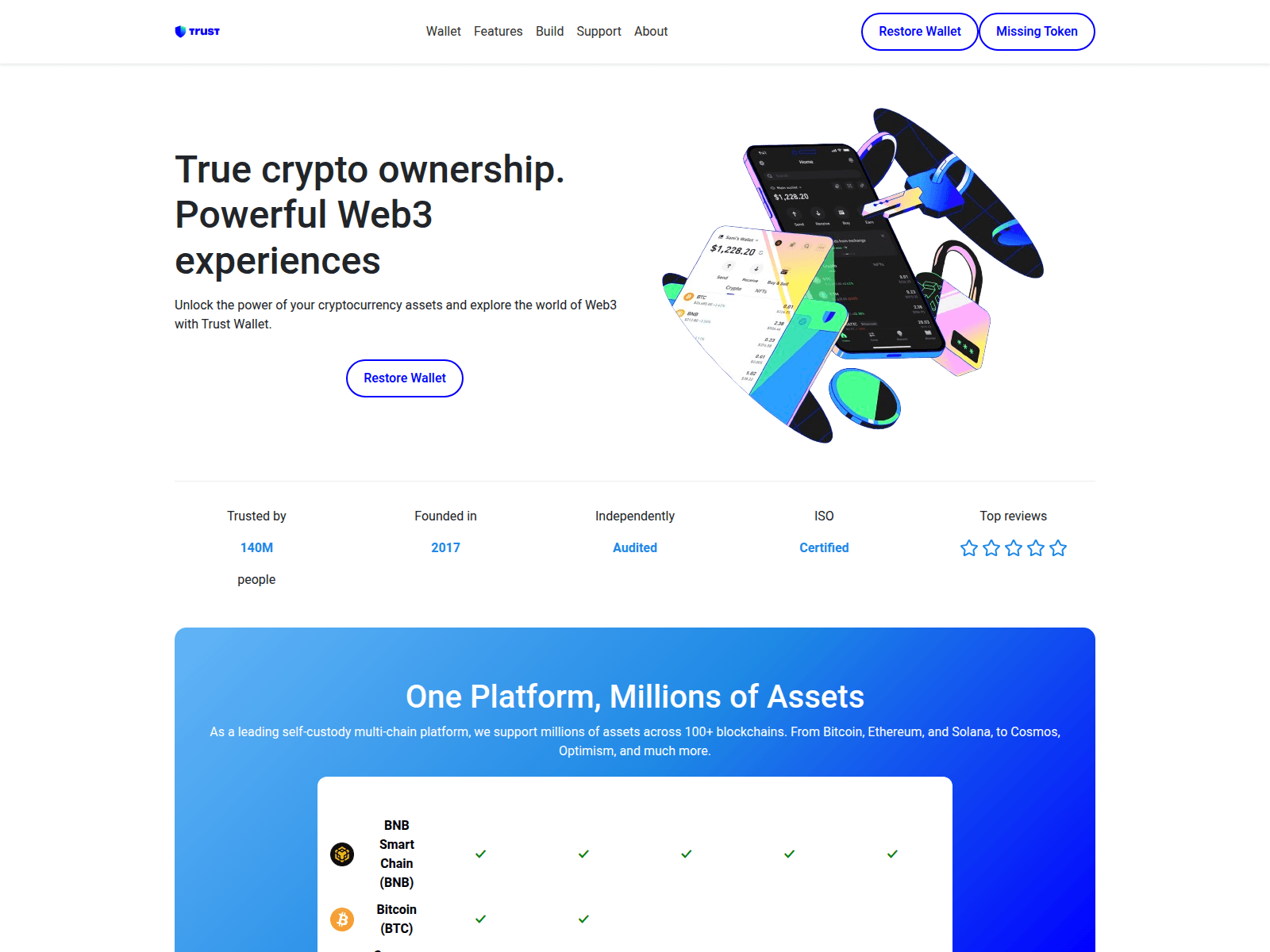 Screenshot of trustwallets-ruddy.vercel.app