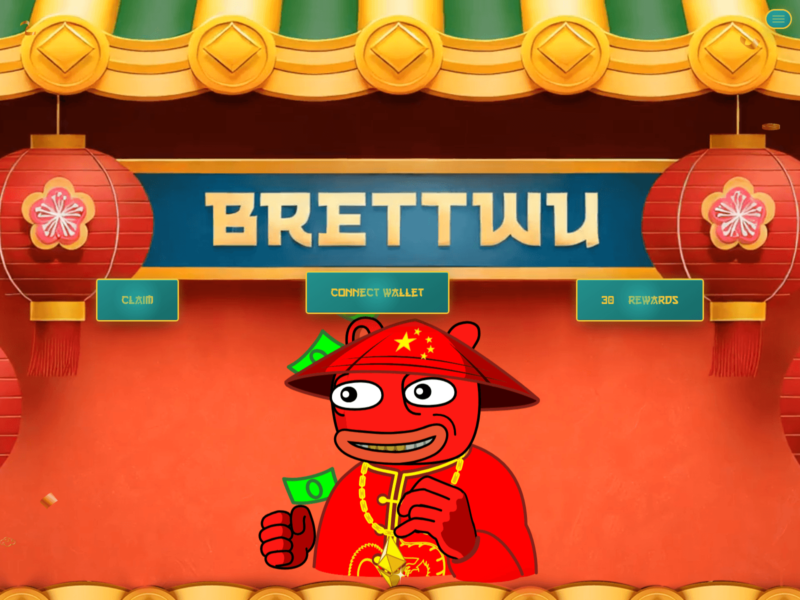 Screenshot of bretwu-claim.xyz