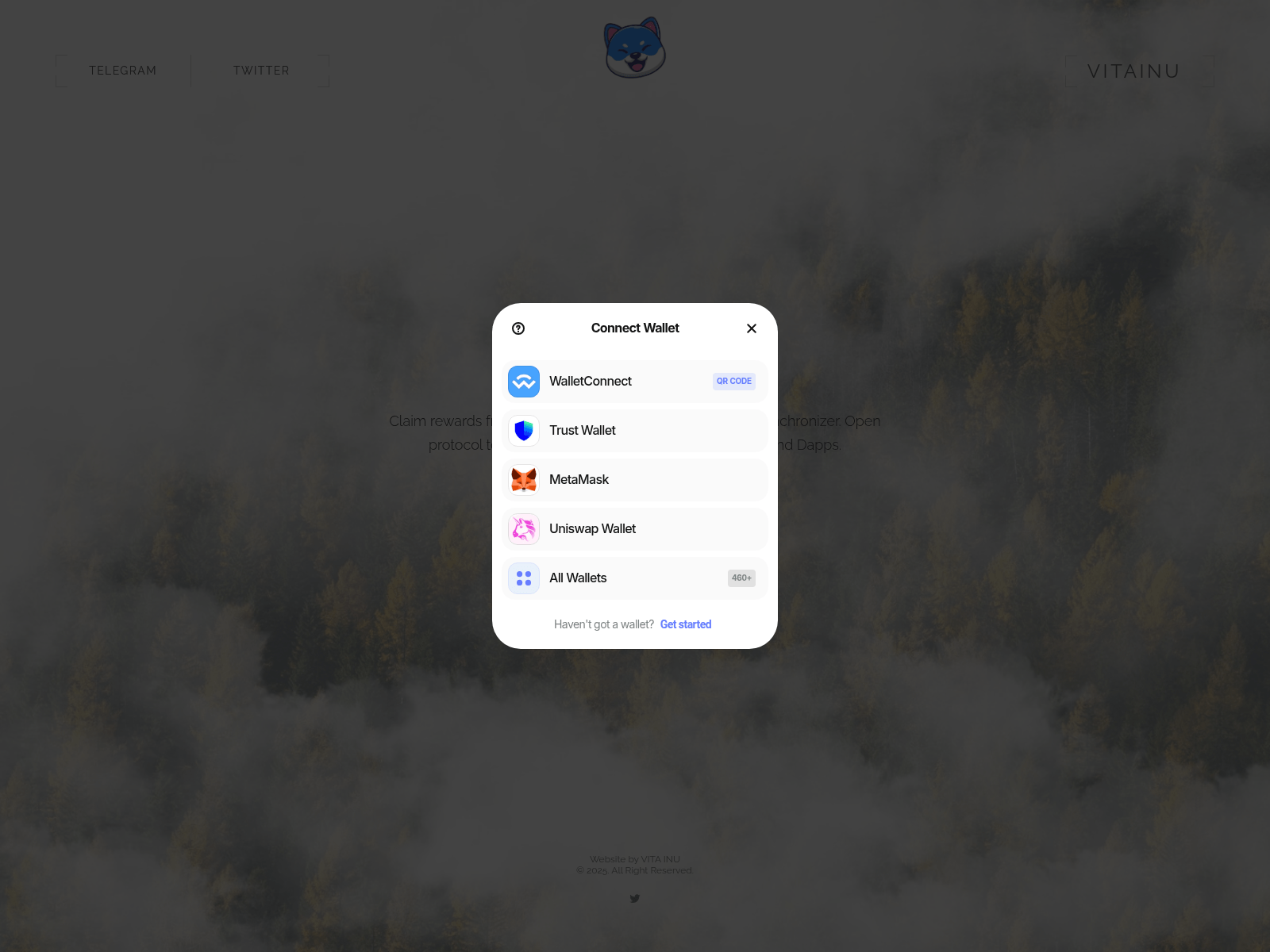 Screenshot of vinufficial.website