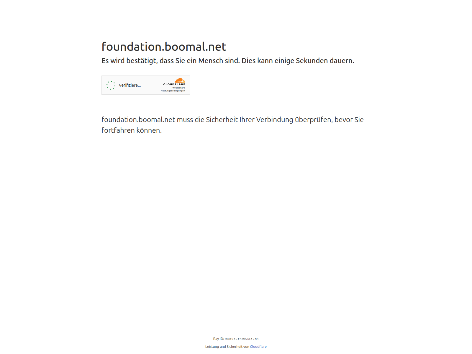Screenshot of foundation.boomal.net
