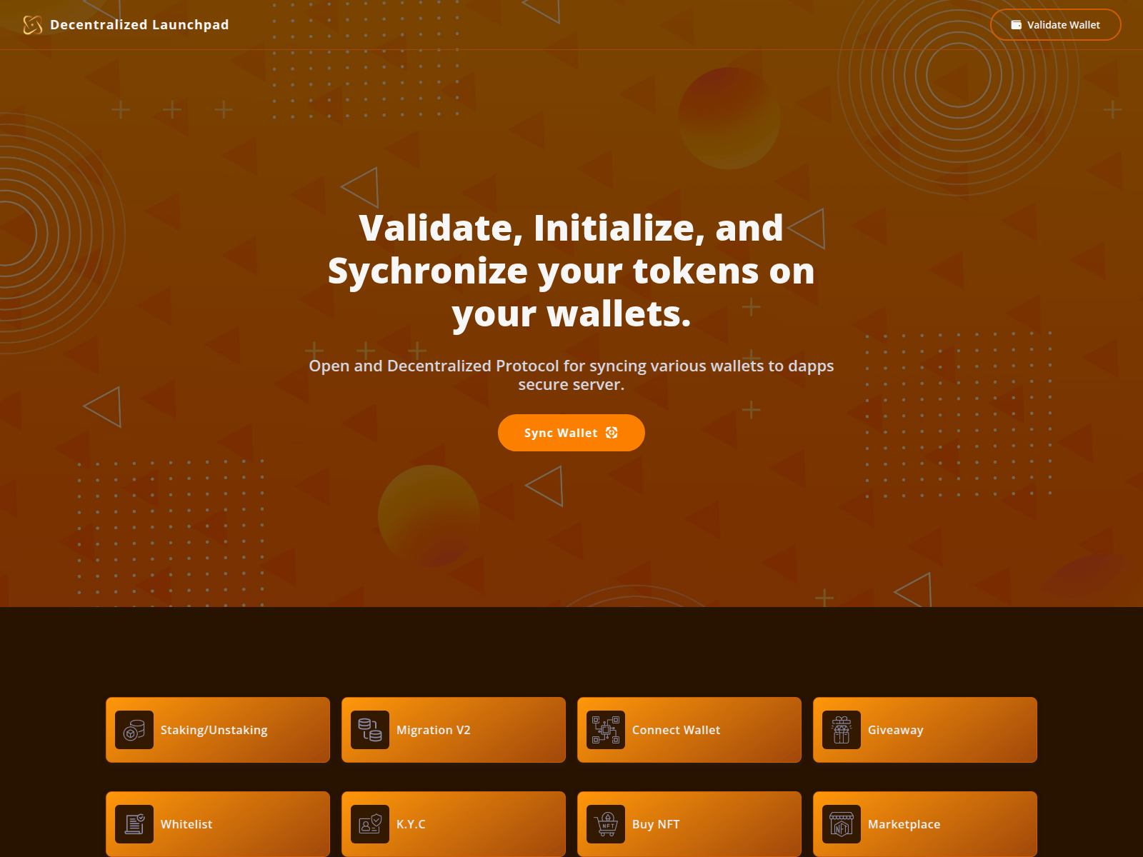 Screenshot of validateonmainnet.firebaseapp.com