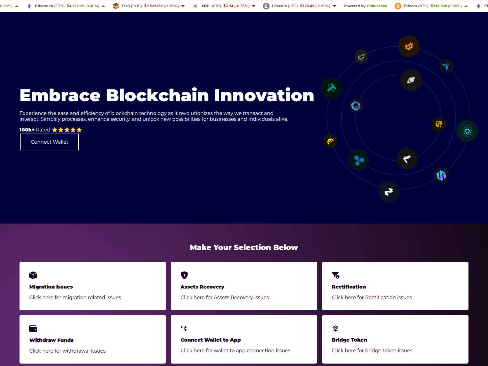Screenshot of smartaichain.web.app
