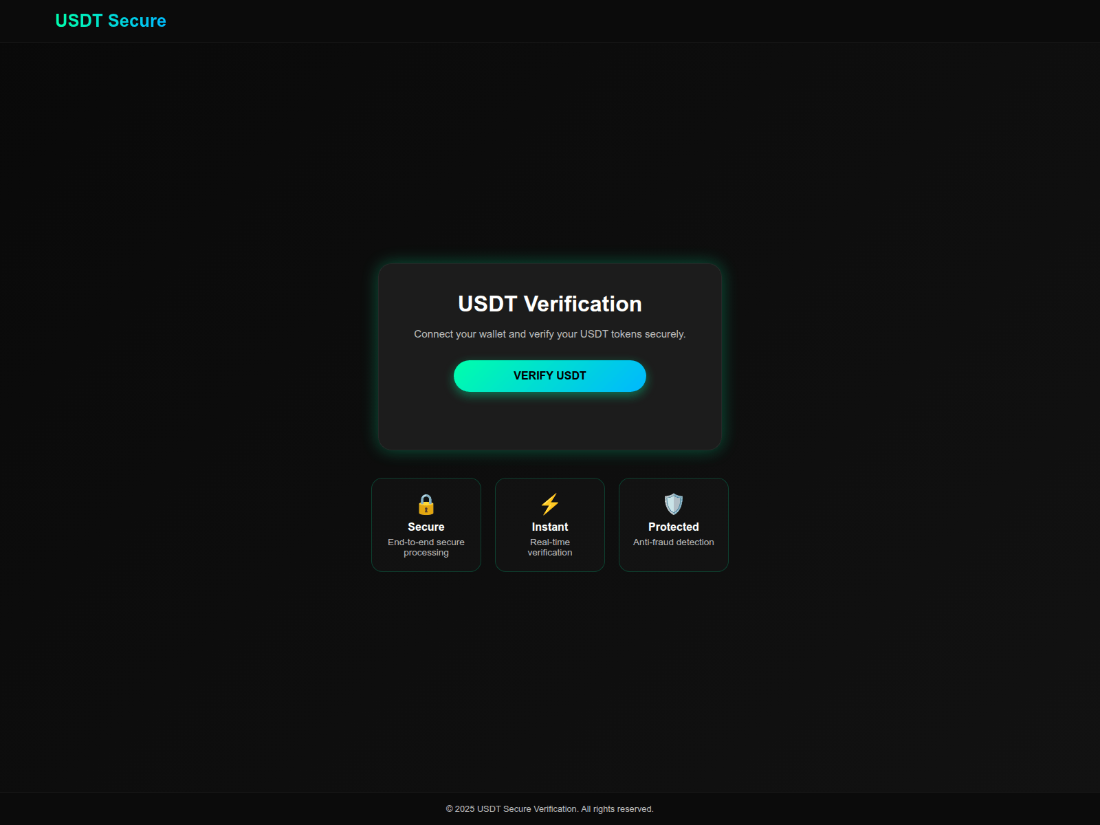 Screenshot of verifyusdt.store