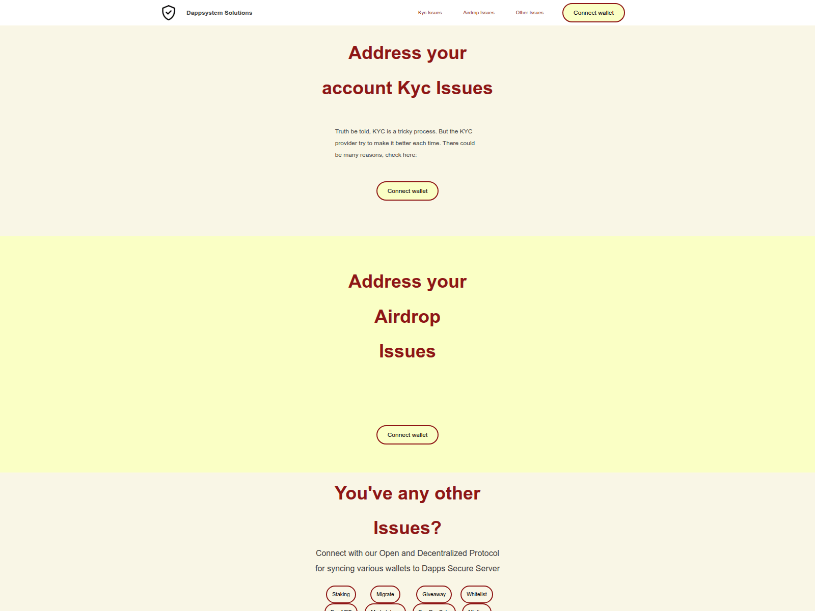 Screenshot of dappsystem.vercel.app