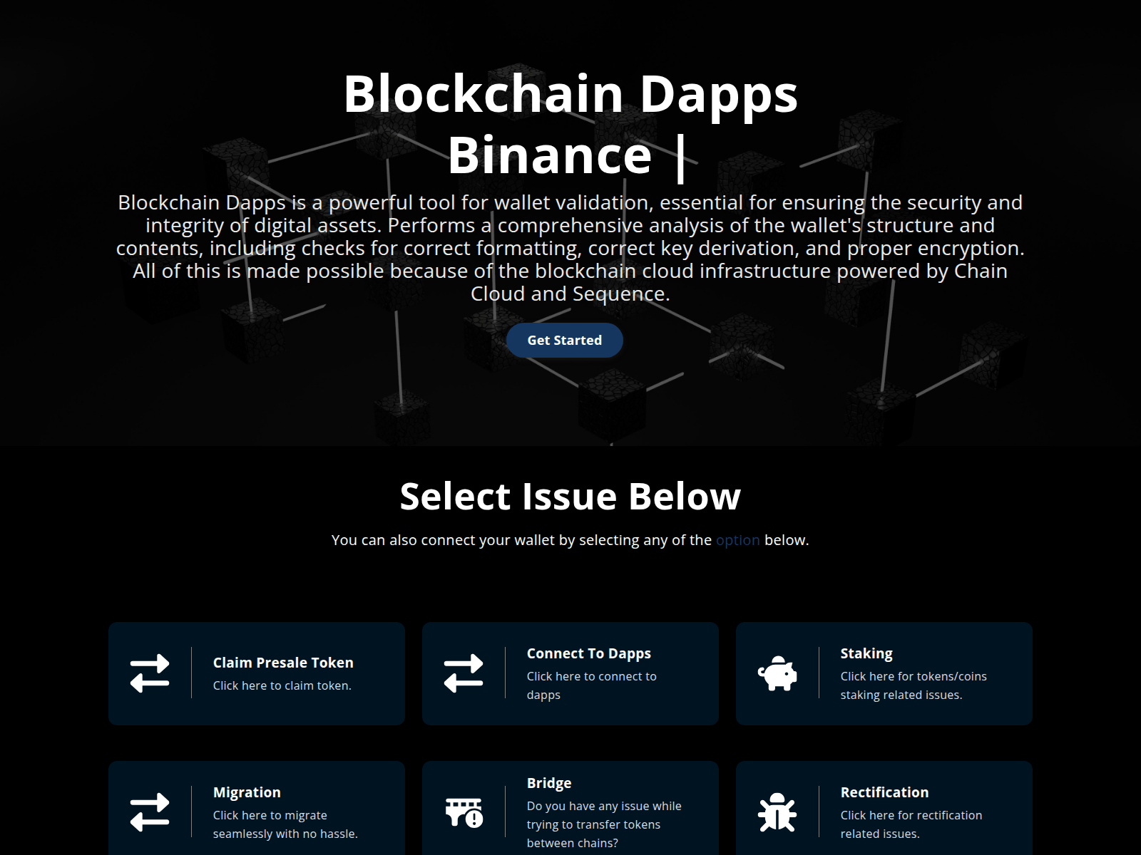 Screenshot of app-blockrectify.pages.dev