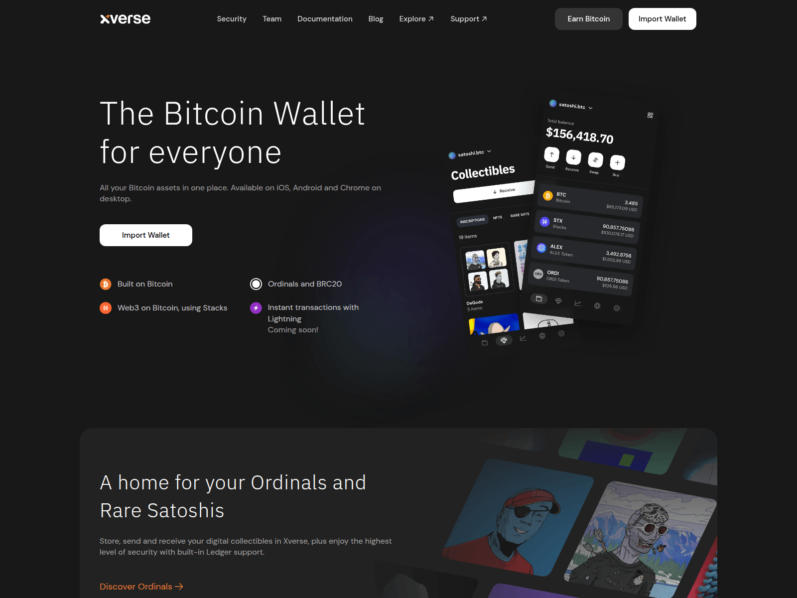 Screenshot of xverse-wallet.com