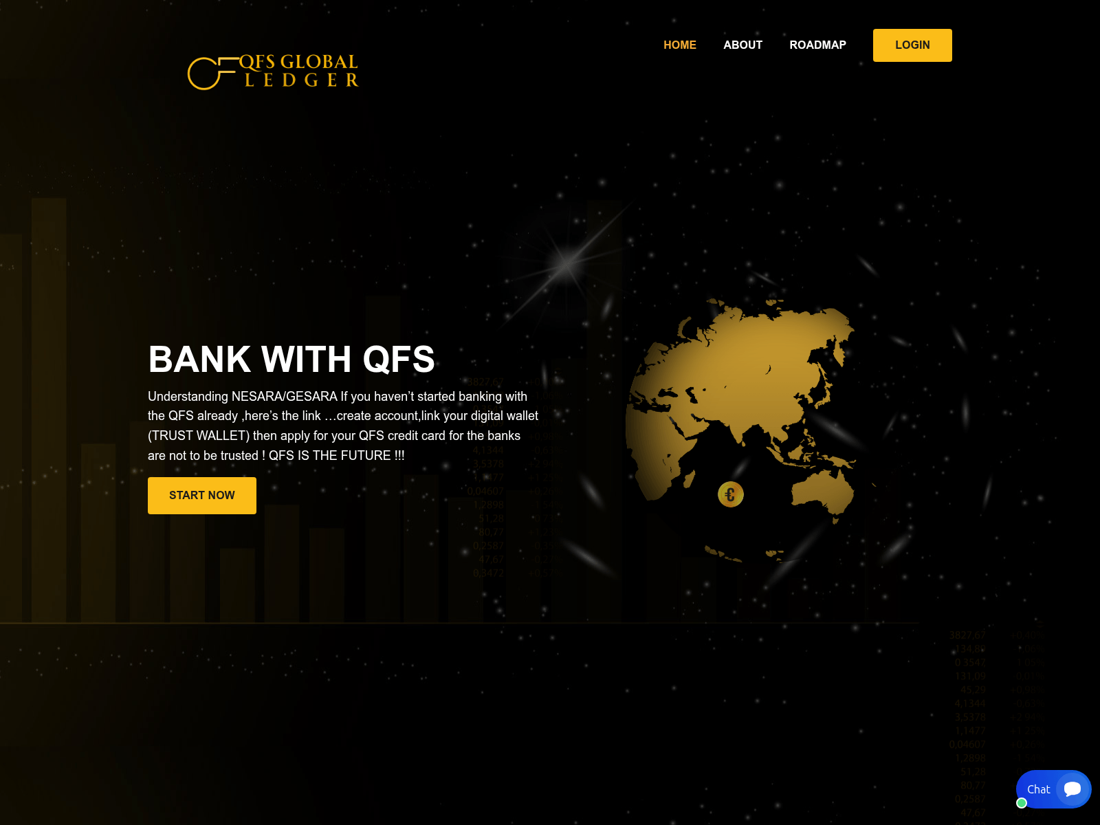 Screenshot of qfs-globalledger.com