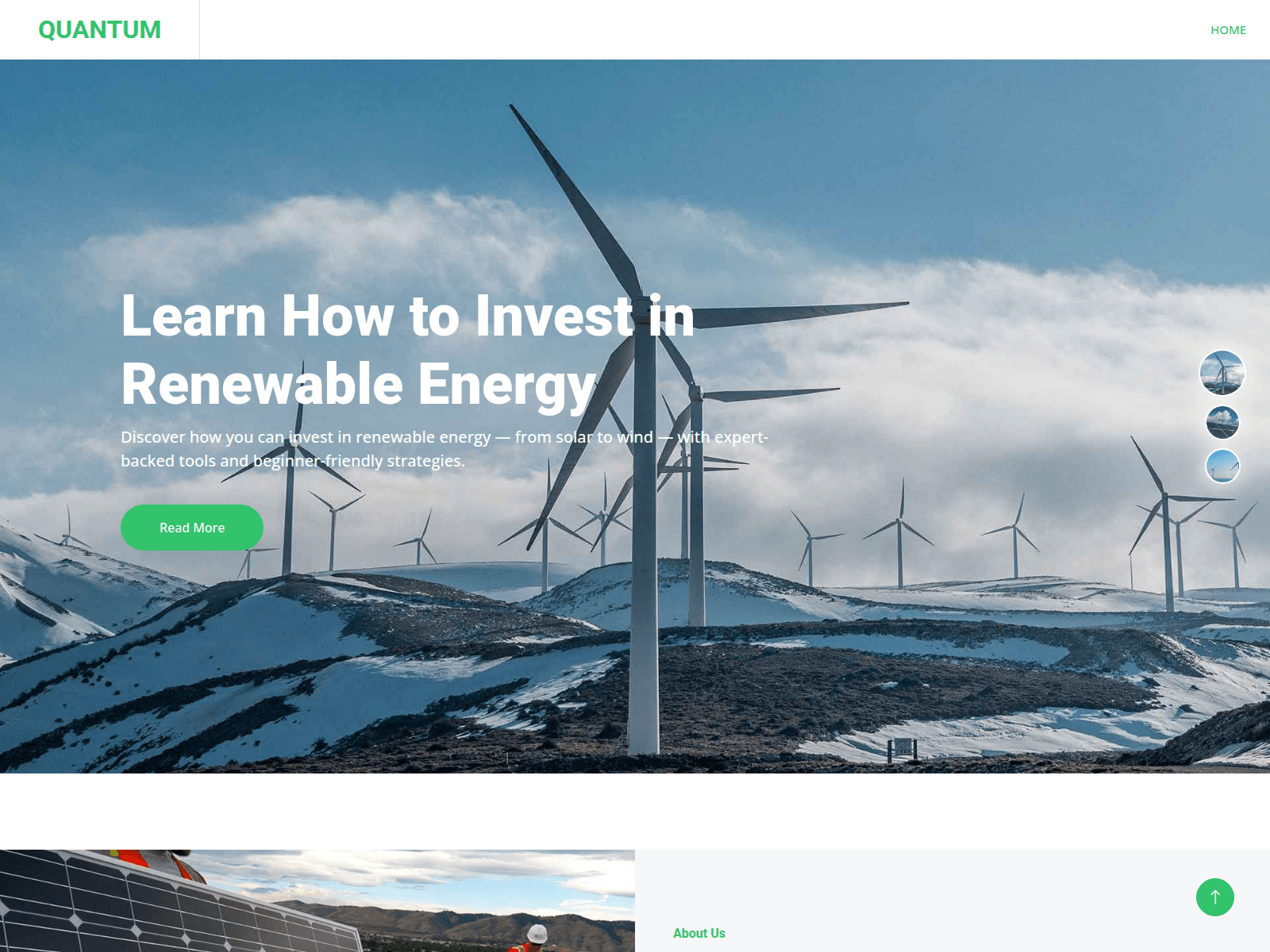 Screenshot of ads.quantumtraders.ai