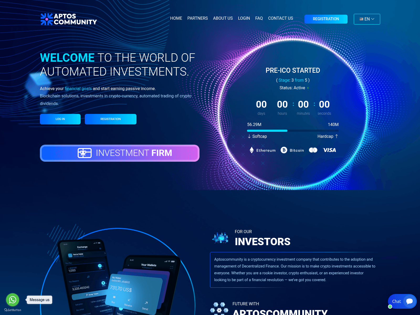 Screenshot of aptoscommunity.io