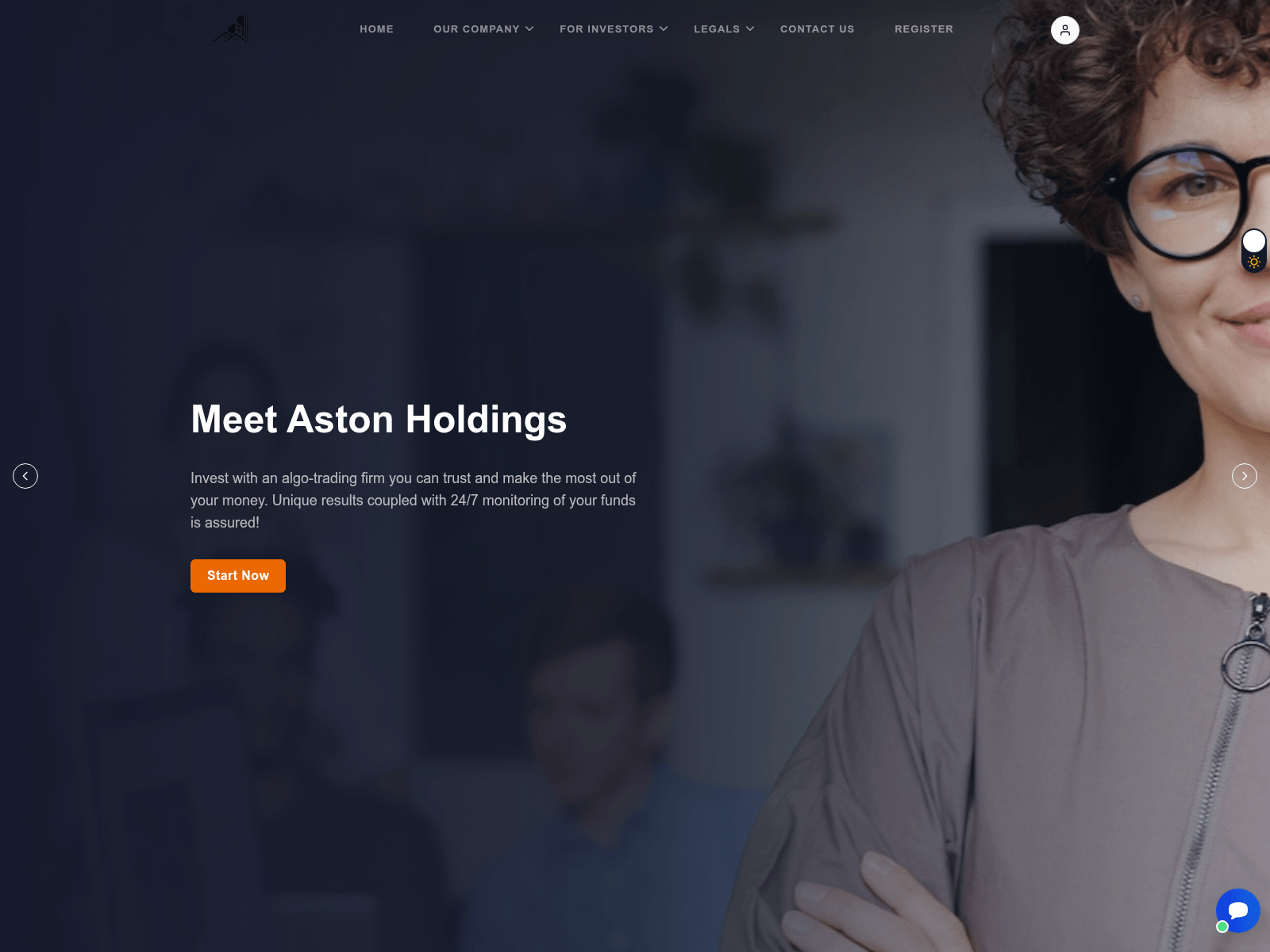 Screenshot of astonholdings.pro