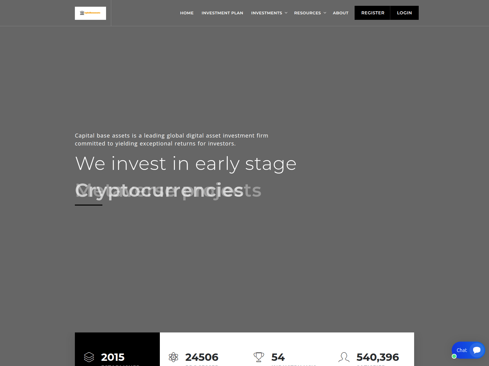 Screenshot of capitalbaseassets.com