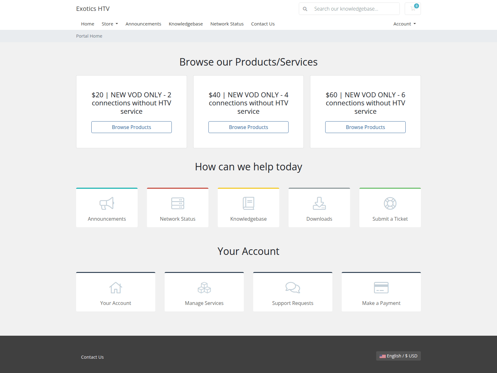 Screenshot of client.htv17.com