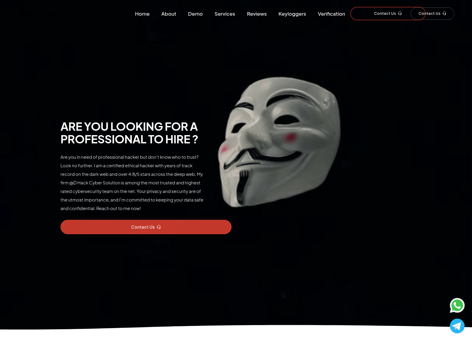 Screenshot of dhackcybersolution.com.mercatorgenius.org
