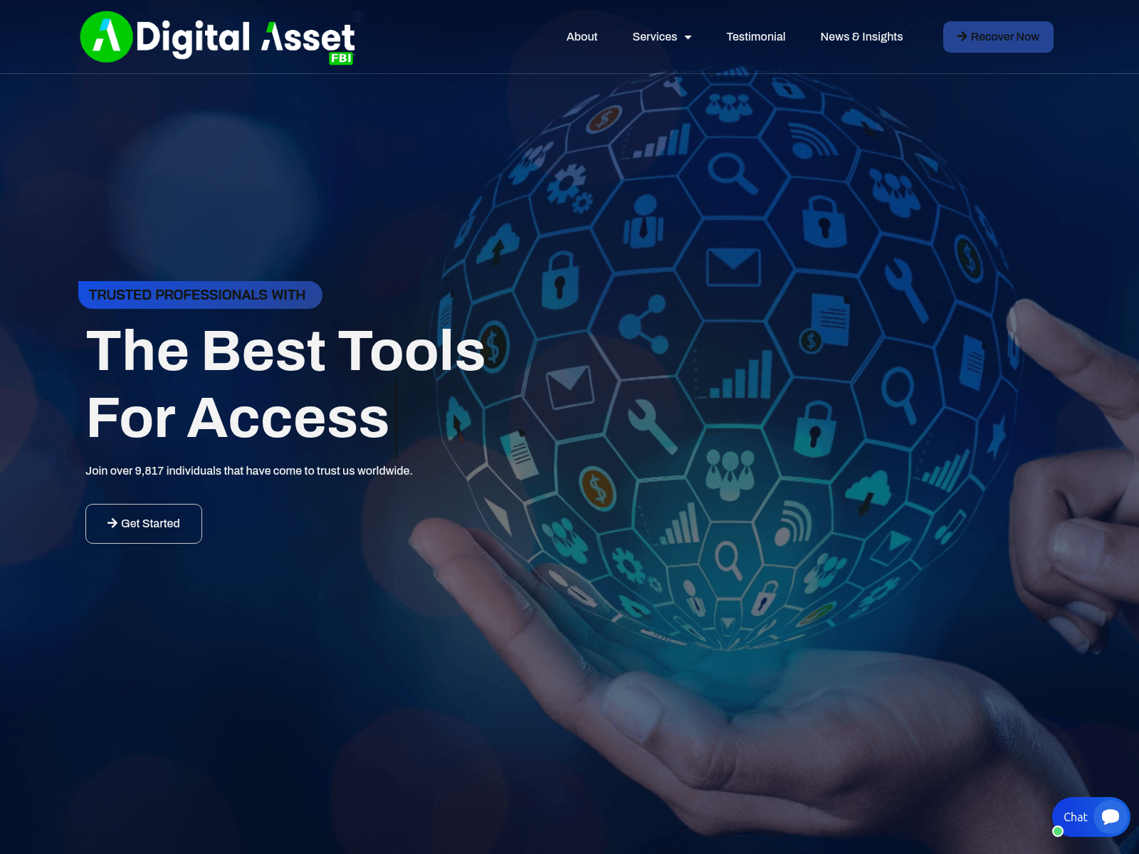 Screenshot of digital-assetrec.com