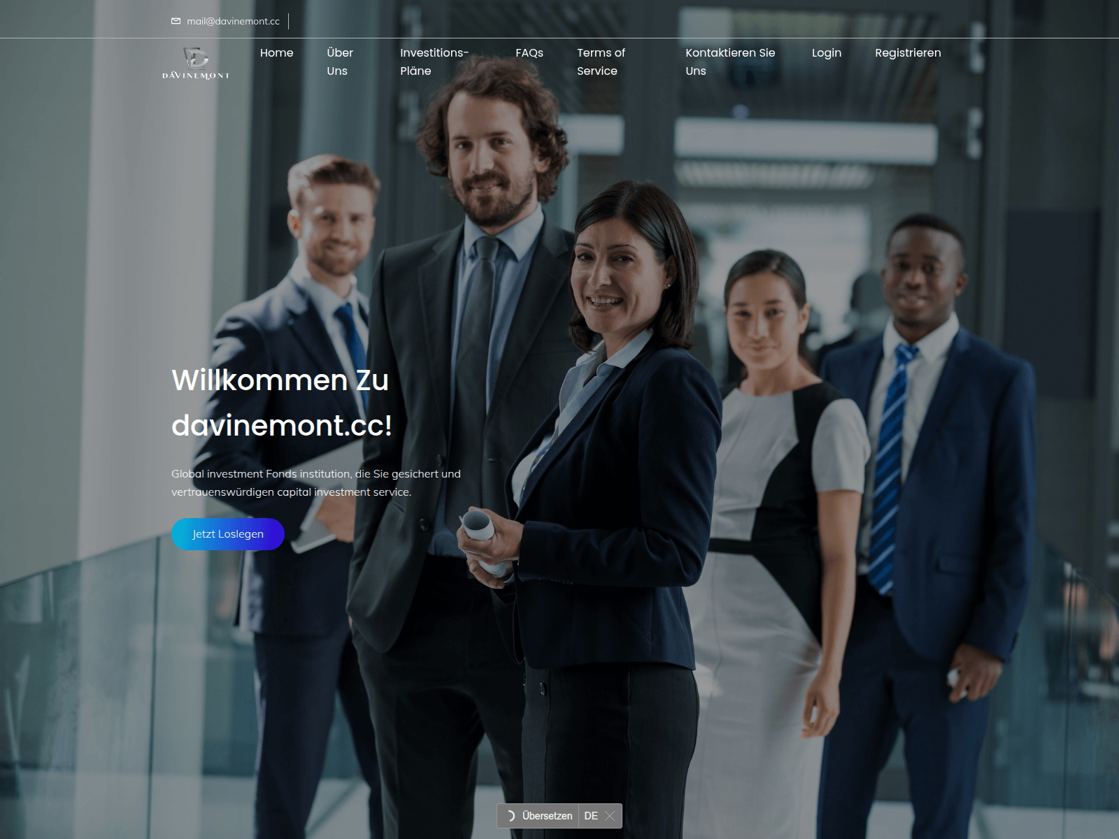 Screenshot of davinemont.cc