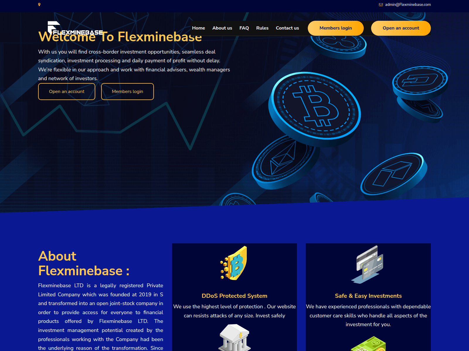 Screenshot of flexminebase.com.flonexb.com