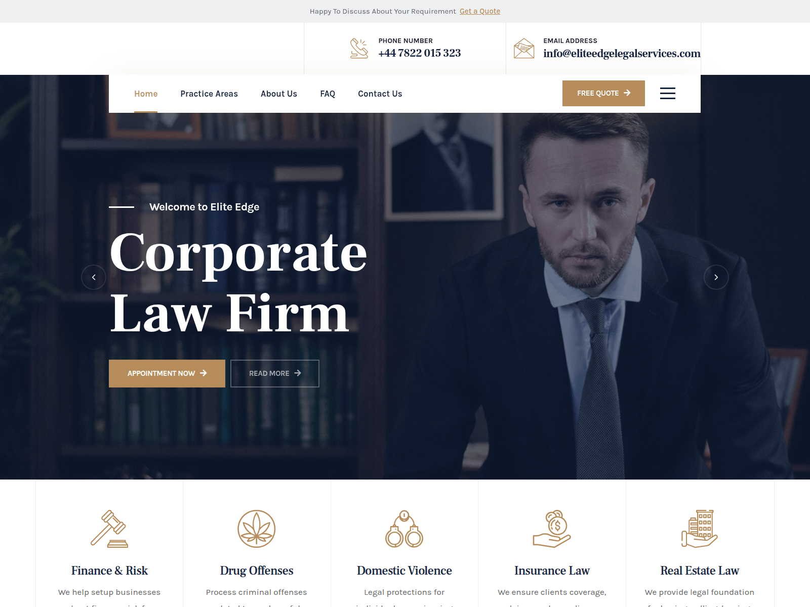 Screenshot of eliteedgelegalservices.com