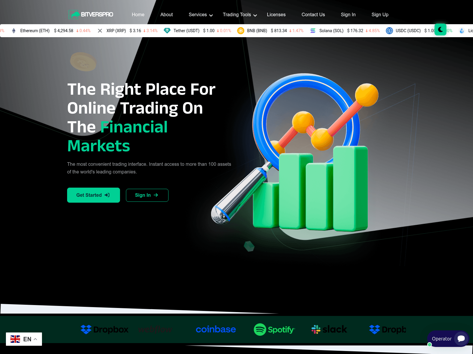 Screenshot of btverspro.com