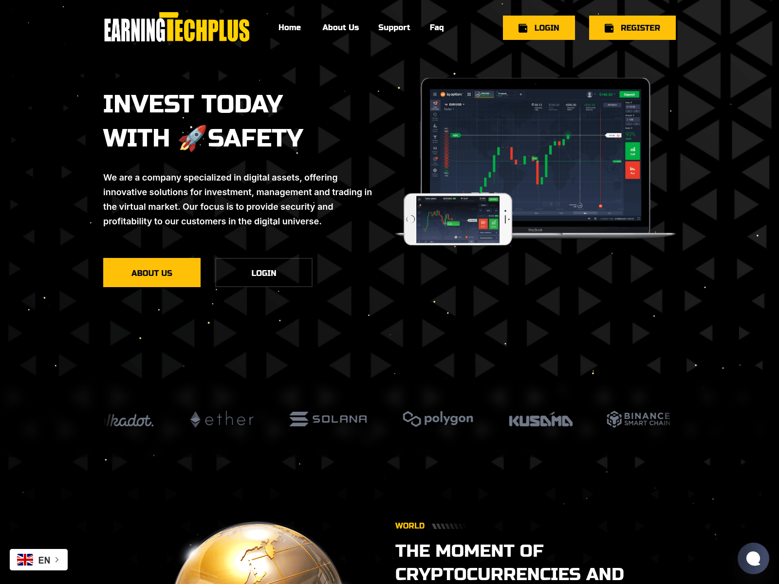 Screenshot of earningtechplus.com