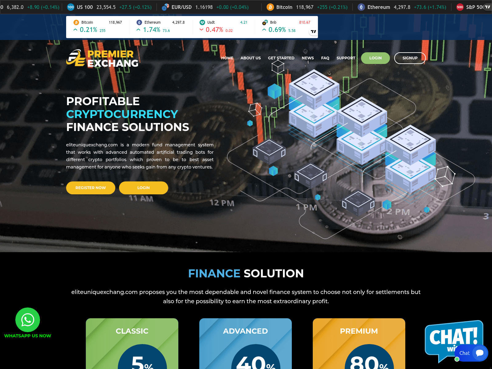 Screenshot of eliteuniquexchang.com