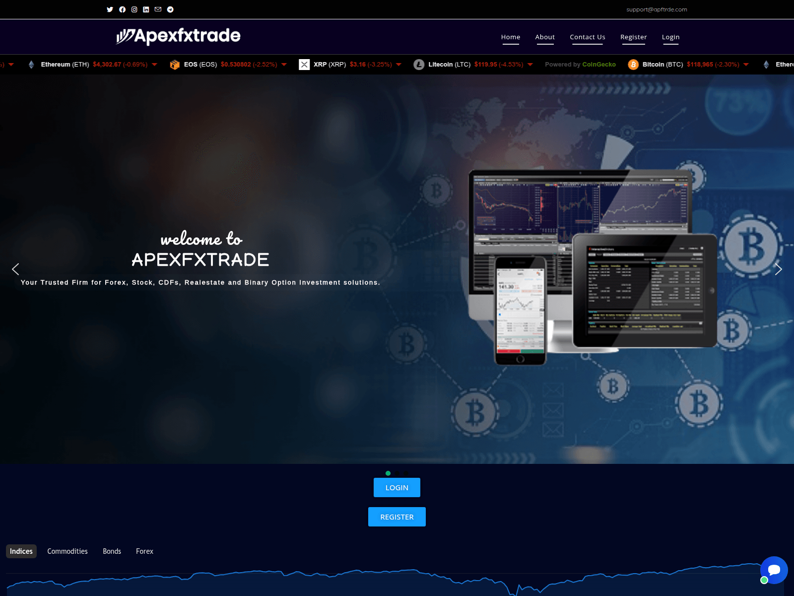 Screenshot of apftrde.com.cryptostockpulse.com