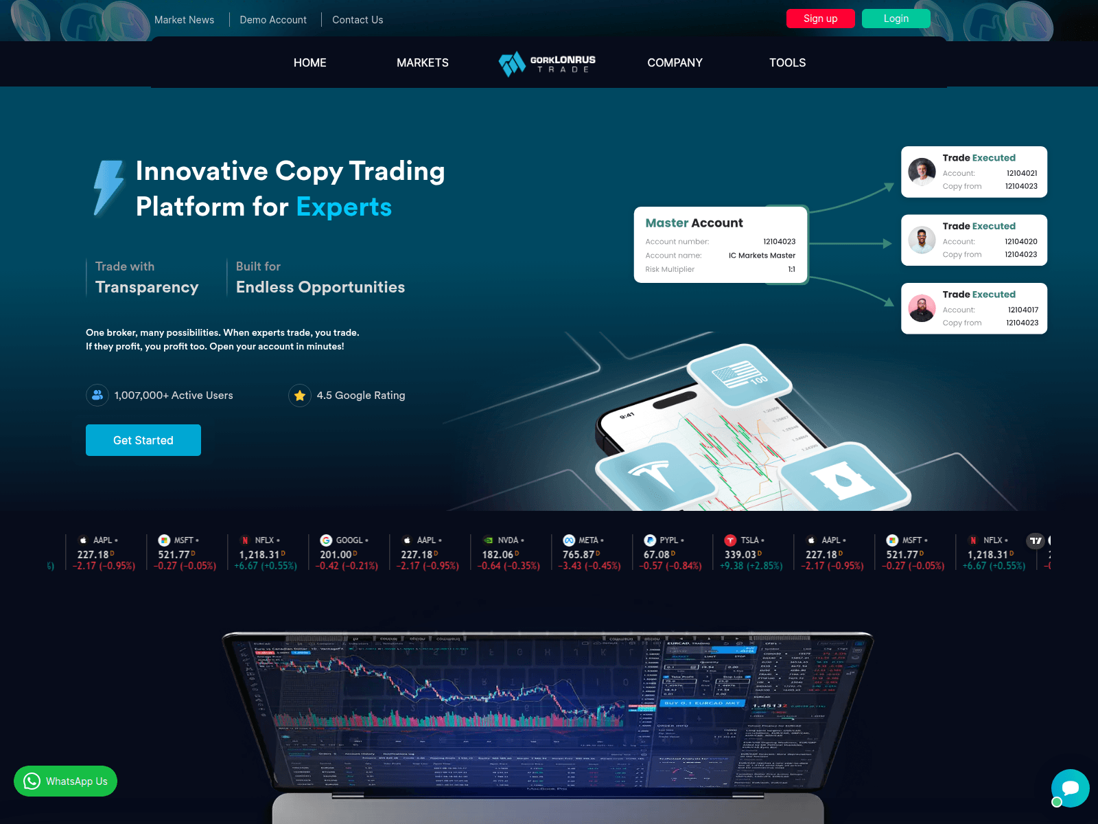 Screenshot of gorklonrustrd.com