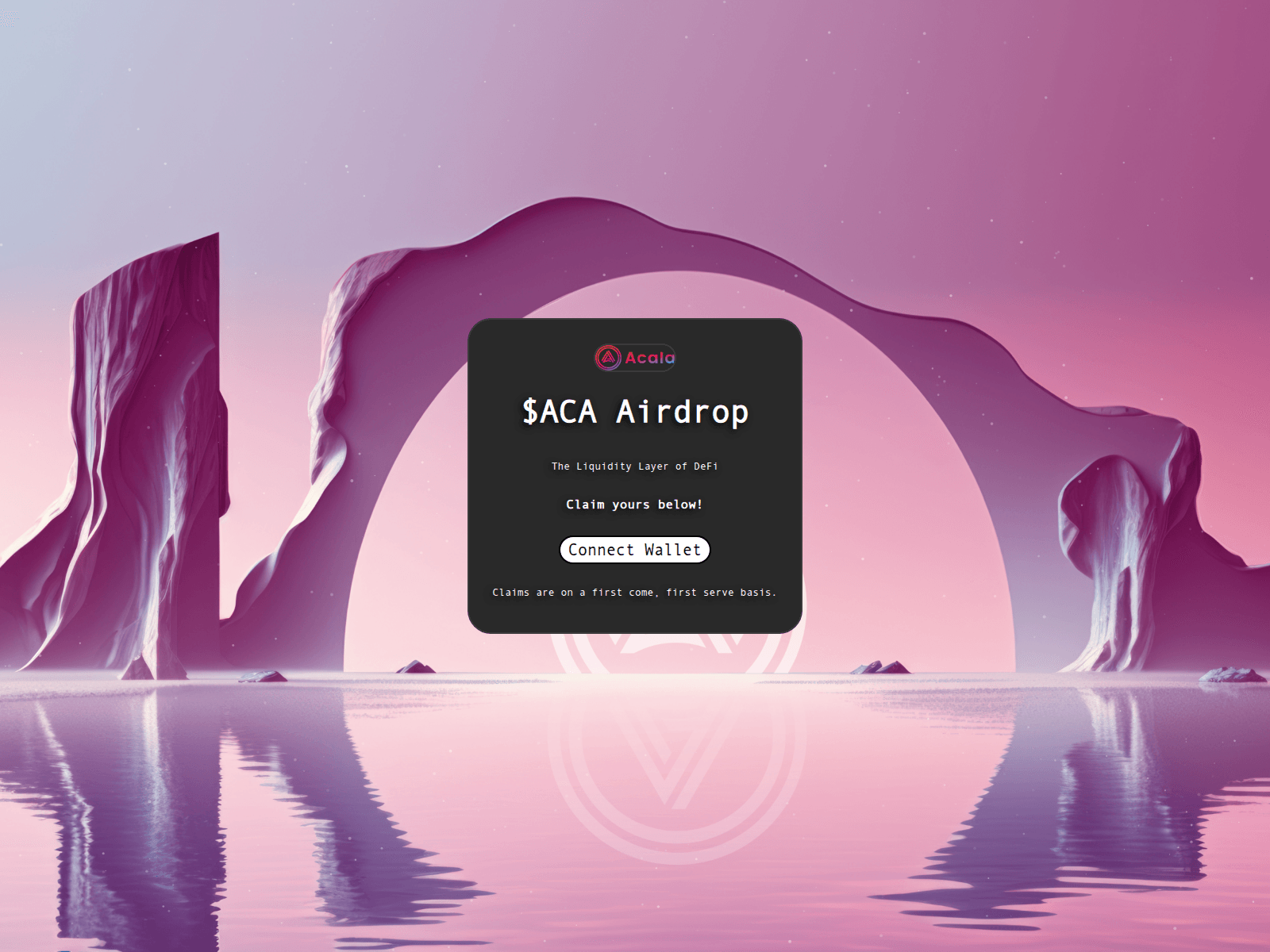 Forensic screenshot of acala-network.live