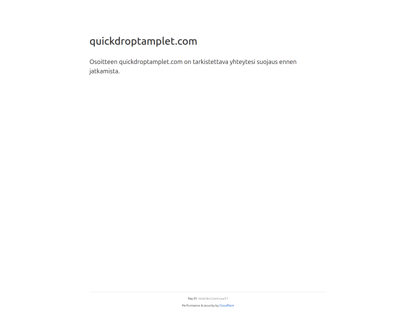 Screenshot of quickdroptamplet.com