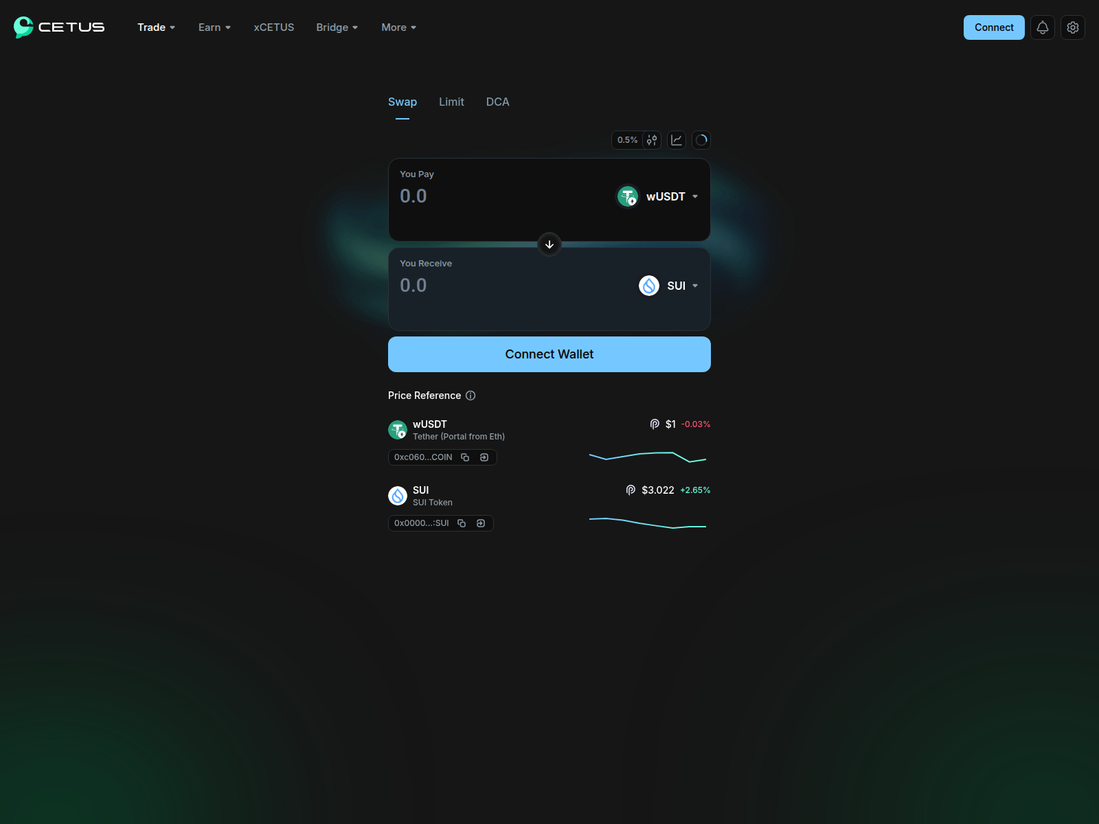 Screenshot of cetusbridge.org