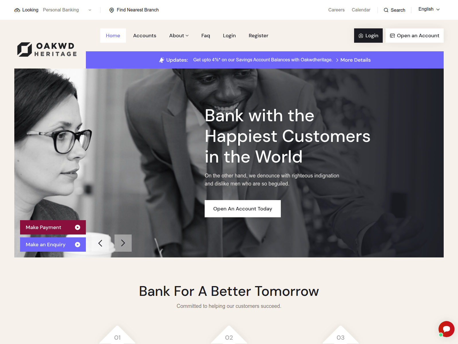 Forensic screenshot of oakwherit.com