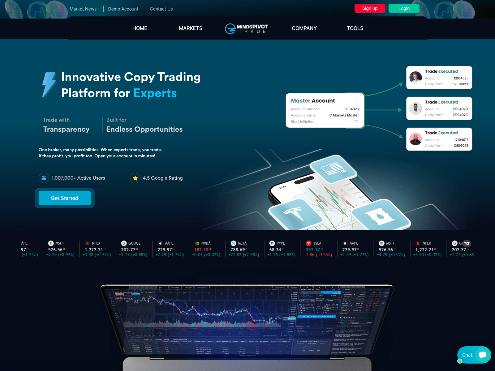 Screenshot of mindspivottd.com