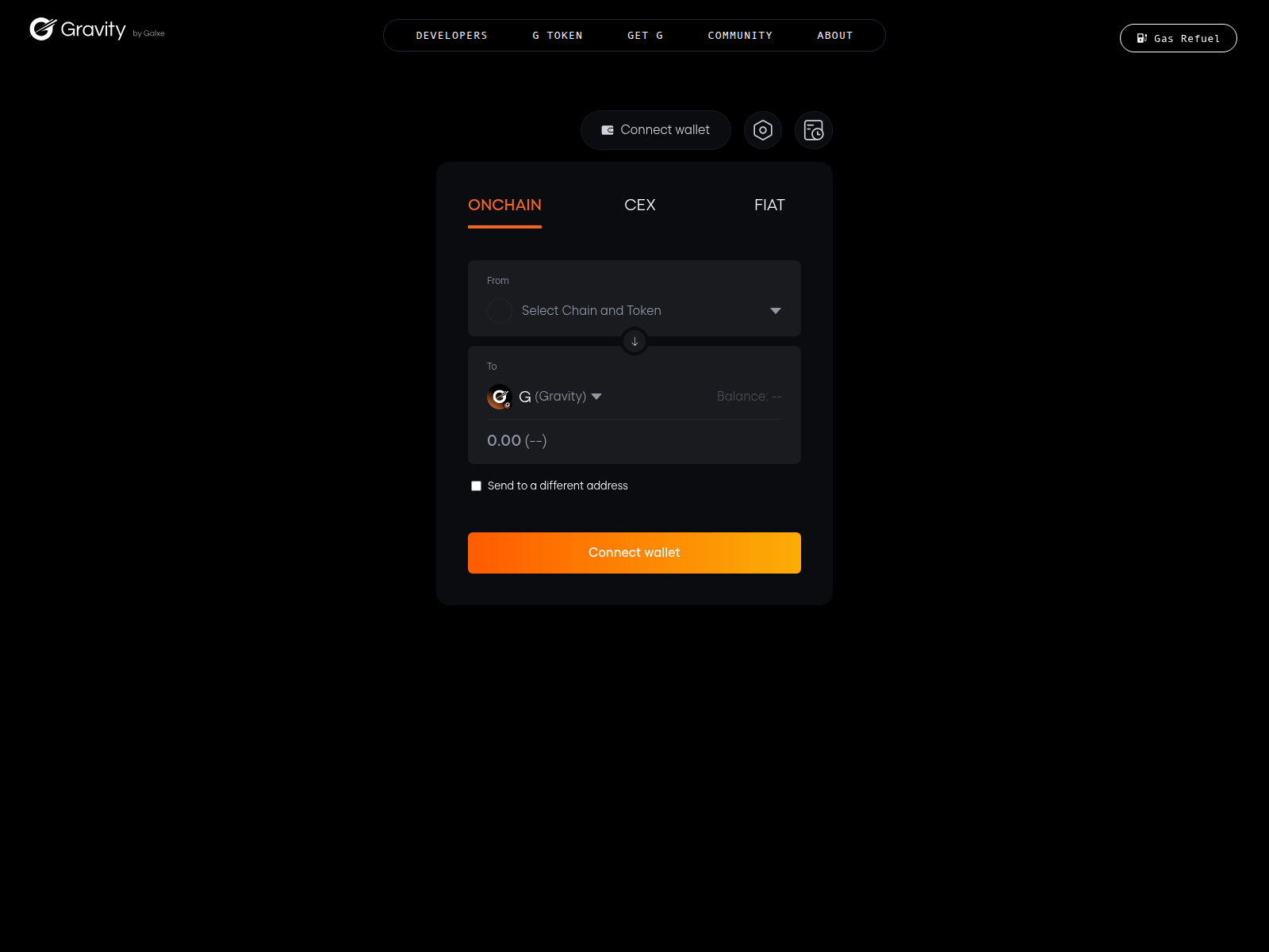 Screenshot of register-gravity.com