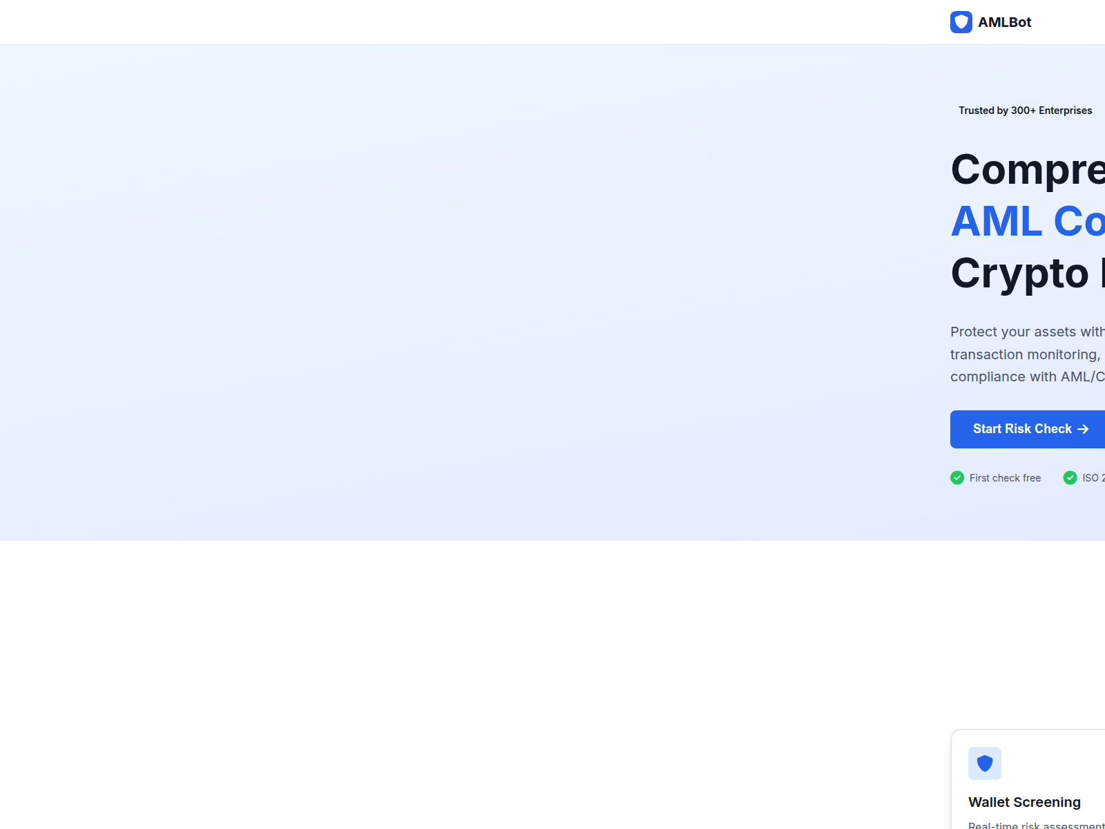 Screenshot of amlookcheck.com