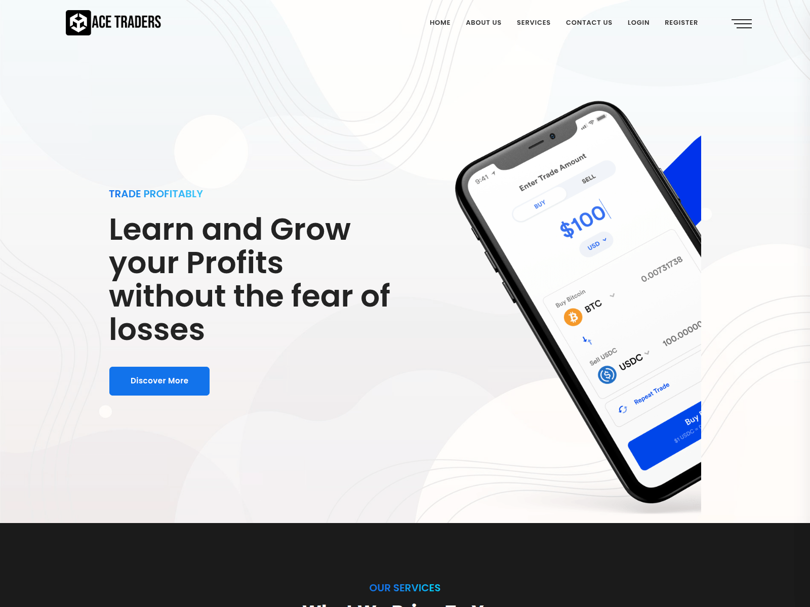Screenshot of acetrders.com