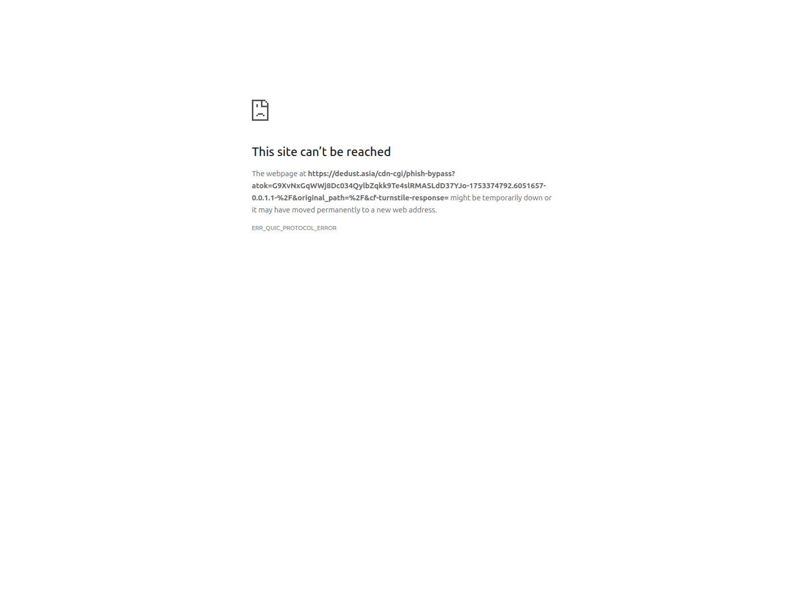 Screenshot of dedust.asia