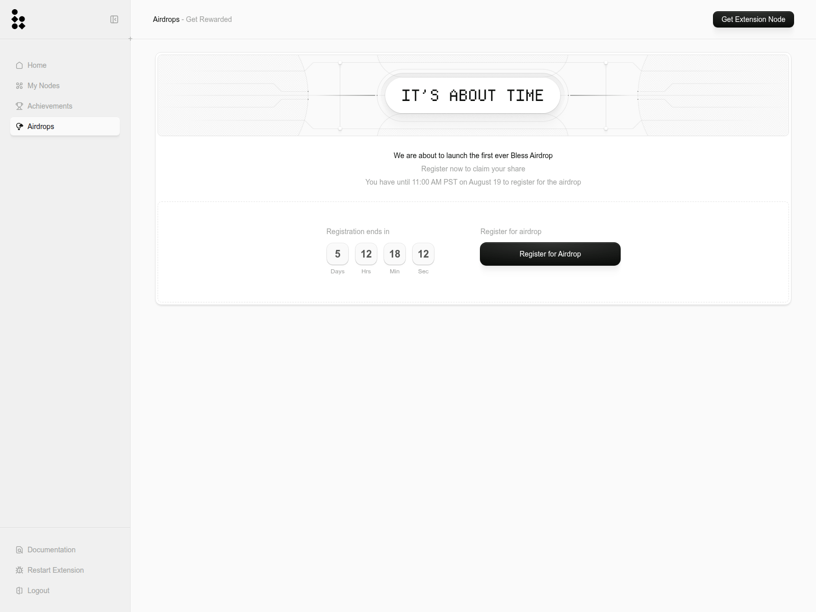 Screenshot of time-blessnetwork.com