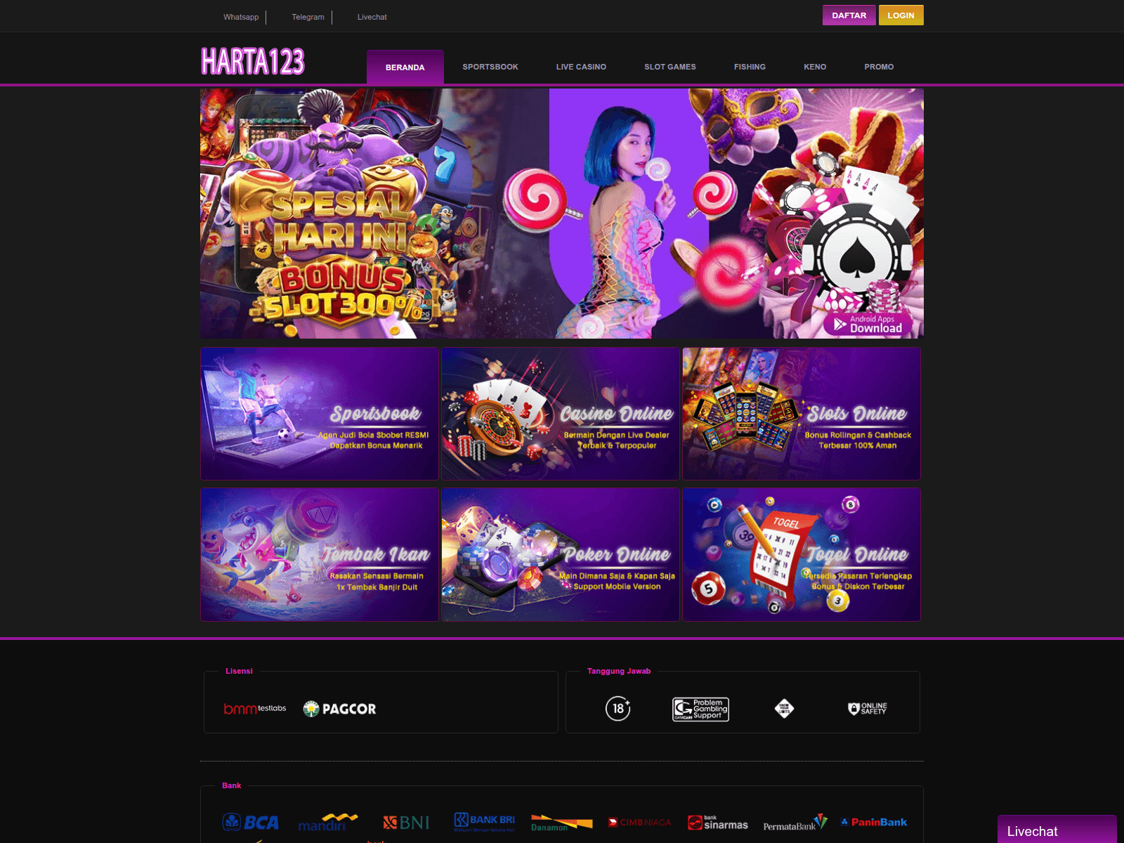 Screenshot of harta123.org