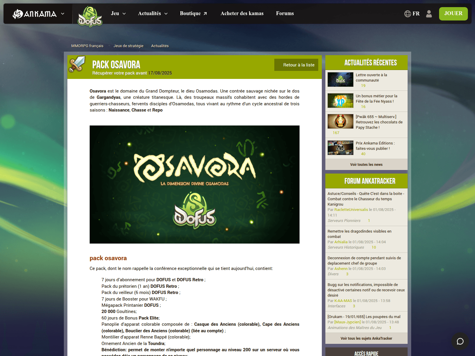 Screenshot of vwww-ankama.com