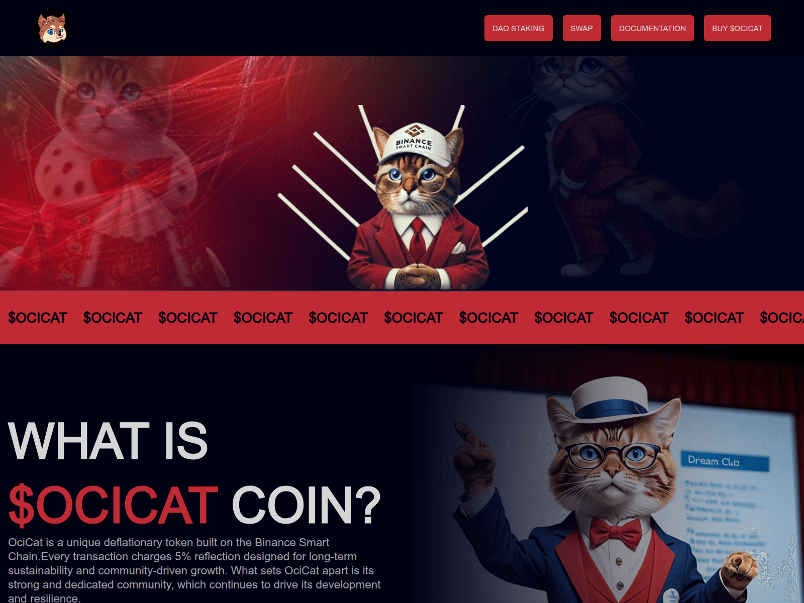 Screenshot of swap-ocicat-club.wweb.lol