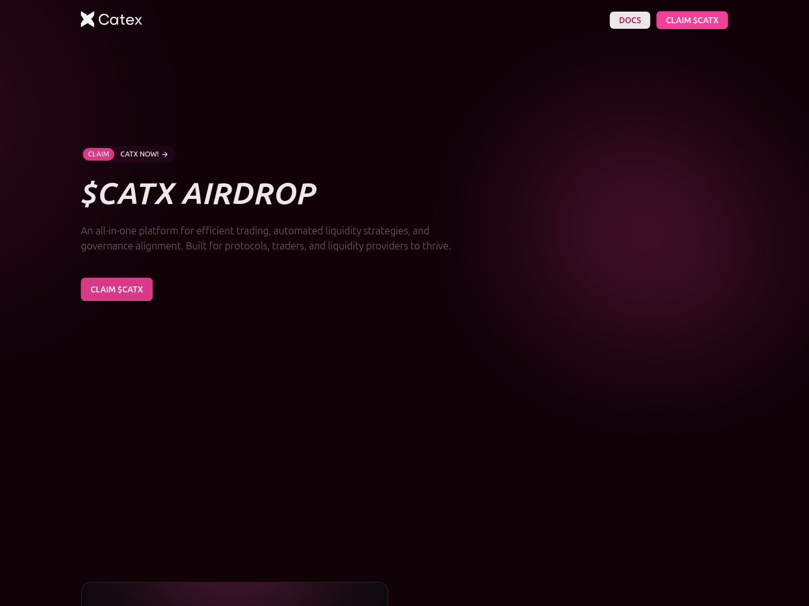 Screenshot of catexfi.com